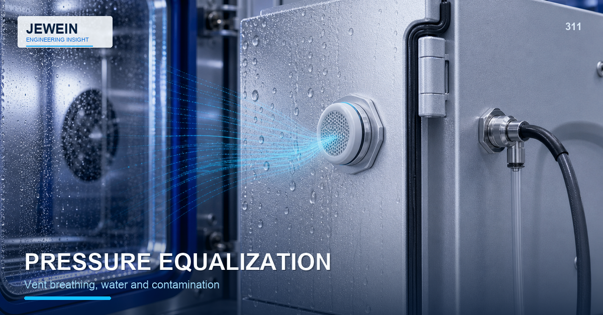 enclosure pressure equalization vent Jewein buyer guide